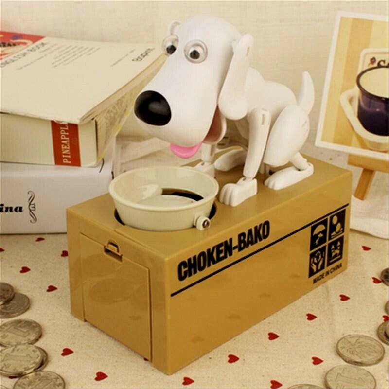 dog bank toy
